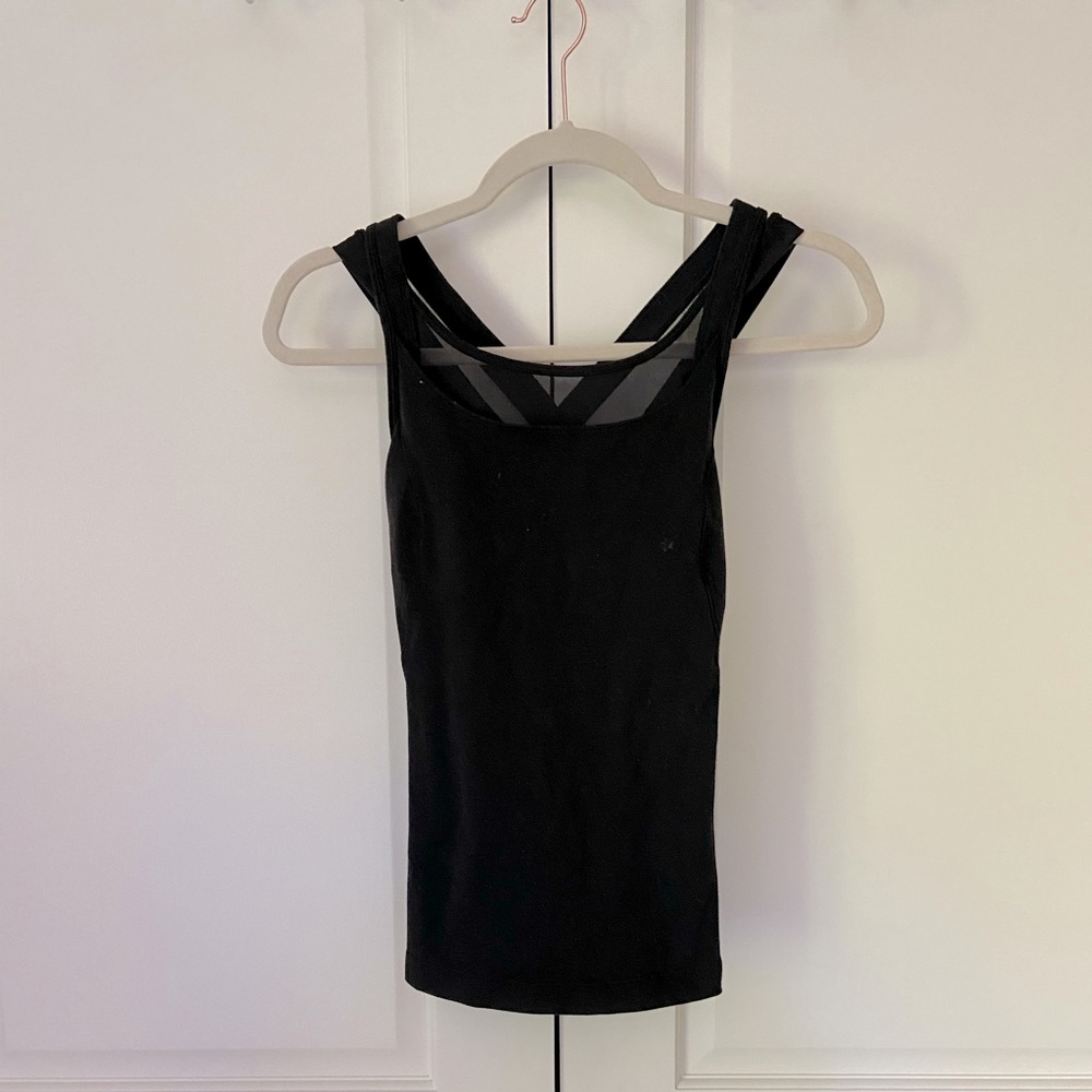 Lululemon Double Cross-back Tank Top w/ Mesh